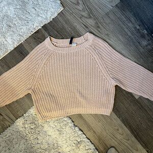 Divided Blush Knit Sweater Size S
